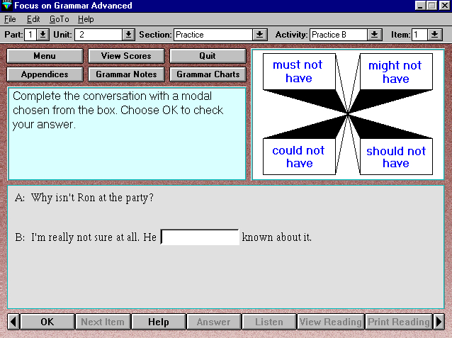 Focus on Grammar screenshot